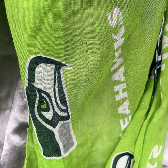 Seattle Seahawks NFL 70" Sheer Infinity Scarf Unisex Fan Shop Game Day Stadium - Picture 2 of 7